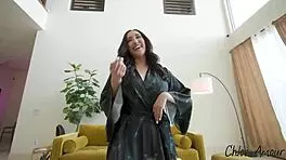 chloe amour seduces big dick guy