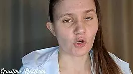 Toxic russian doctor dominates during examination