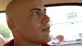 Next its his turn so he screws her from behind and gives this tattooed babe a massive facial