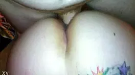 Cute blonde teen 18+ girl sucking and licking shaven hard cock part 2