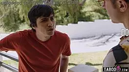 Youth Counselor Watches Teen Couple Fuck