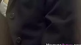 Intriguing Japanese teen masturbates outdoors in hidden cam view