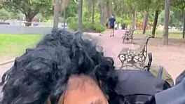 Thrilling Experience of Taking Milk in Buenos Aires Public Park During Daytime