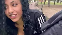 Thrilling Experience of Taking Milk in Buenos Aires Public Park During Daytime