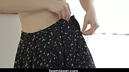 masseur pleased by client's deepthroat blowjob on big cock