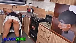 Kitchen Was Fun With Sexy Ebony Babe