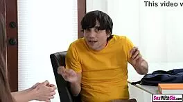 Teen Stepsister Threesome With Petite Bestie And Big Cock Stepbro