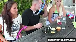 Two Hot Teen 18+S On A Boat One Watches Other Gets Ass Fucked - Reality Kings