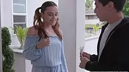 Sexy Lily Glee Gets Punished By Horny Man Slamming Her Tight Teen Pussy