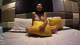 Young elizabet comes to porn casting!