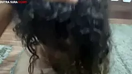 Dutra and Sura, this skinny blonde teen handles a huge cock so well in her blowjob and facial.