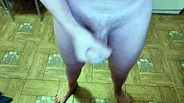 Relaxing living room massage session with close-up details