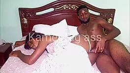 Ebony Couple Enjoys Morning Hardcore Fuck