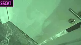 Intense threesome dream comes true as young stud roughly fucks hot milf in shared bed, filling her with cum.