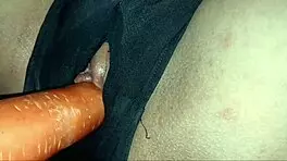 He washed my big tits with his dick