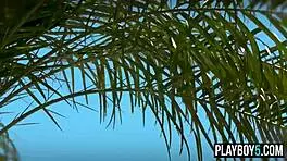 Hot Latina Teen Model With Natural Big Boobs Strips Excitingly For Playboy!