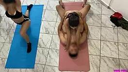 Trainer Tricks Two Beautiful Young Women Into Intense Anal Sessions After Yoga