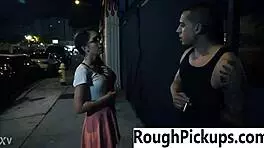 Teen Pickup Leads To Intense Street Sex