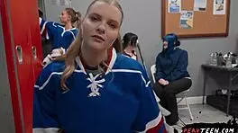 Big Ass Teen Seduces Cameraman In Locker Room POV