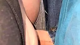 She casually enjoys him cumming in her panties before pulling them up