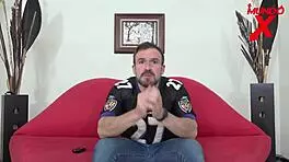 he fucks friend hard, cums in mouth and tits