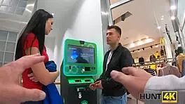 Hunt4k impressive European model gets fucked hard outdoors for bitcoin