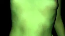 The stepsister snuck into her stepbrothers room at night to ride his dick