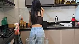 I want to fuck the rookie in the kitchen at work break