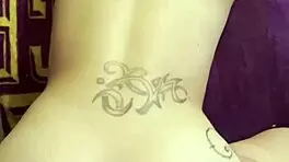 hooker fucks a customer bareback at the trap house and takes massive load on back