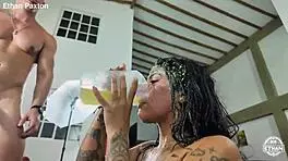 no mercy pukefest for tiny anal slut michy perez extreme rough