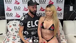 Colombian young woman in casting interview