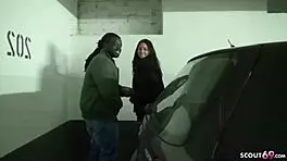 german teen - 18jr teen lullu bezahlt mitfahrt bei bimbo mit einem fick