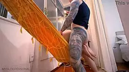 Latina Couple Has Intense Hamaca Doggystyle Fuck