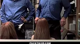 teen getting fucked by loss prevention officer