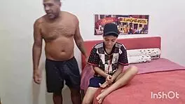 sapatão levando no cu