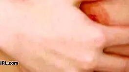 Beachy blonde babe shows her sexy body.