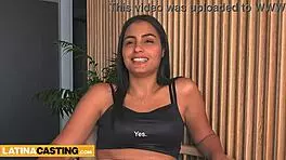 Nerdy Latina Teen Ignites Casting Set