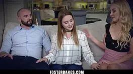 Frustrated girl suggests make-up sex for parents - fosterbangs