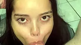 Debora Prado Delivers Intense Deepthroat Blowjob and Reverse Cowgirl Ride Before Bed