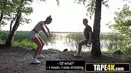 I pickd up nerdy dude joggin, took home