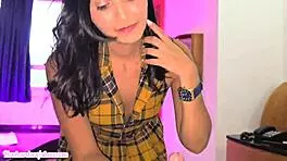 Stepfather and little 18+ stepdaughter fucking in hotel