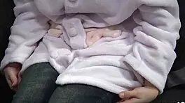 petite japanese teen masturbates vibrator