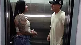 Curvy Latina Neighbor Rides Huge Cock in Bedroom When Wife Is Away