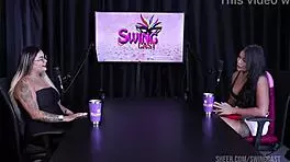 suellen barrar and tifany rocha swing in this casual compilation part two on sheer red