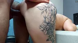 the wife cheats with her husband's friend while he's out, banging hard in their home