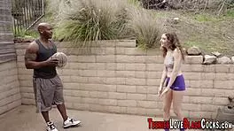 Skanky Teen Receives Intense Facial Cumshot