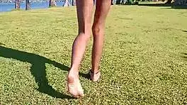 stripping in public beach x2