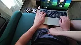 my boyfriend wants to play fifa but i want his cock