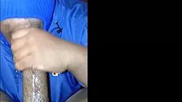 Masked Lady Wets Jacket Sucking On Bbc Pov