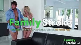 silently sucking daddy's cock deepthroat group blonde teen